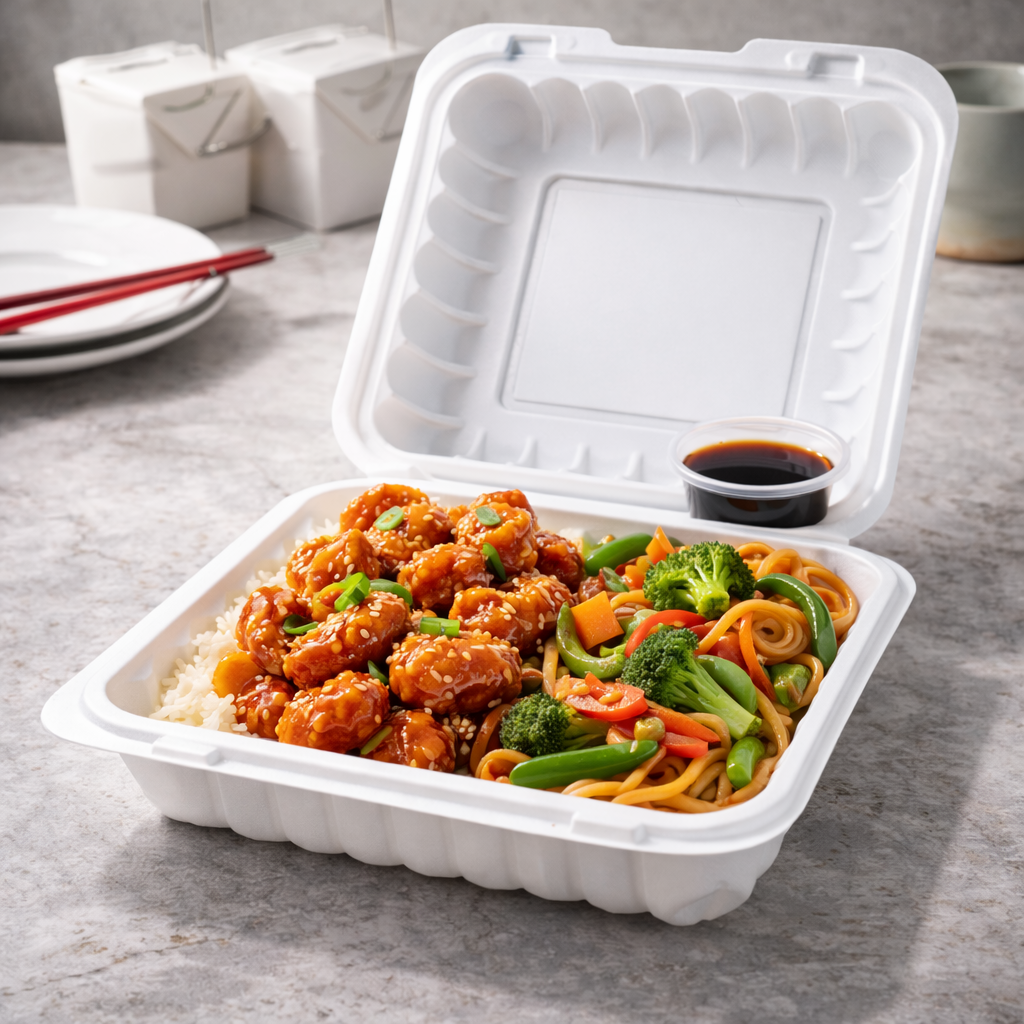 Meal prep and bento food containers for takeaway and prepared meals