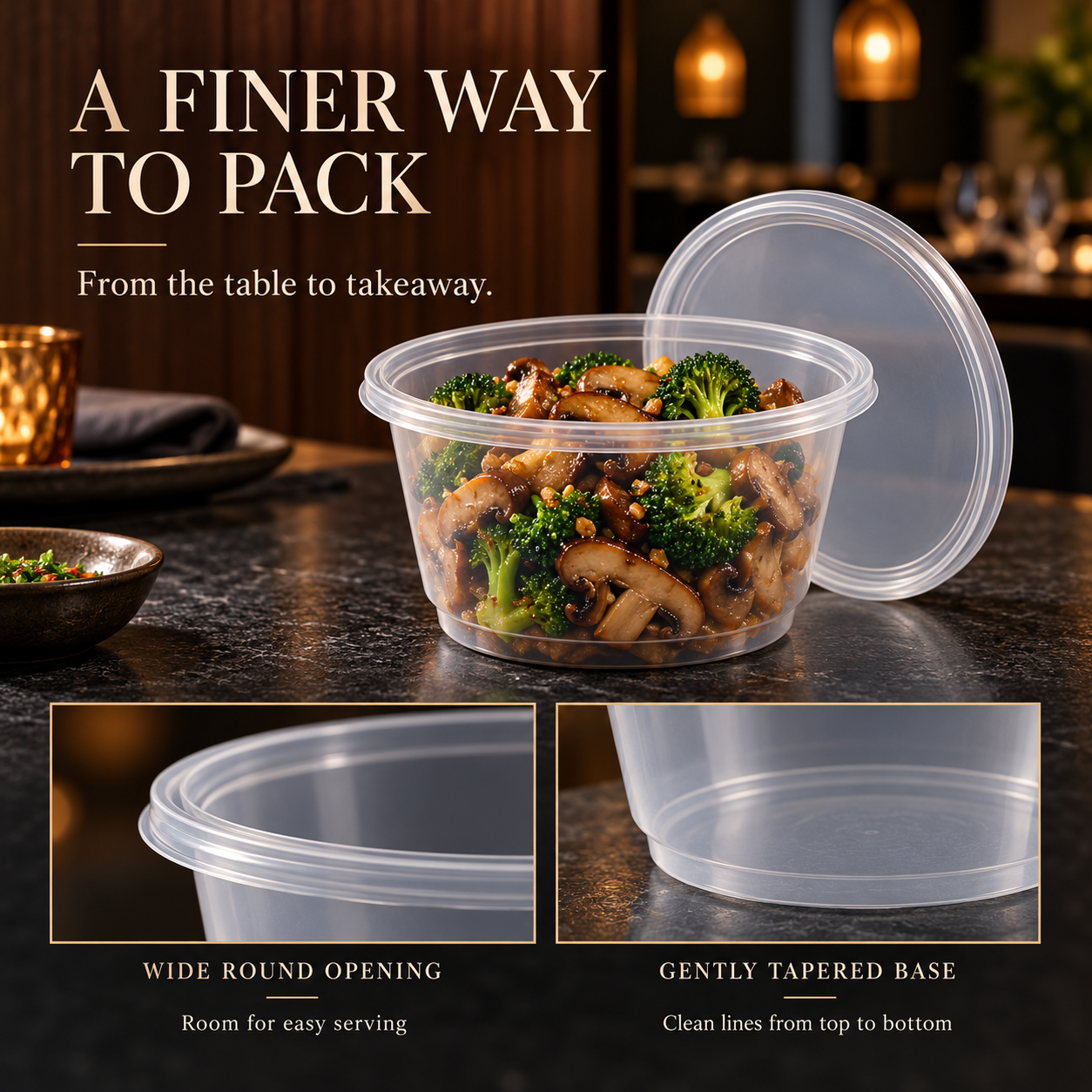 150ml PP Disposable Sauce Cup SKU WG93-5AB - Gallery Image