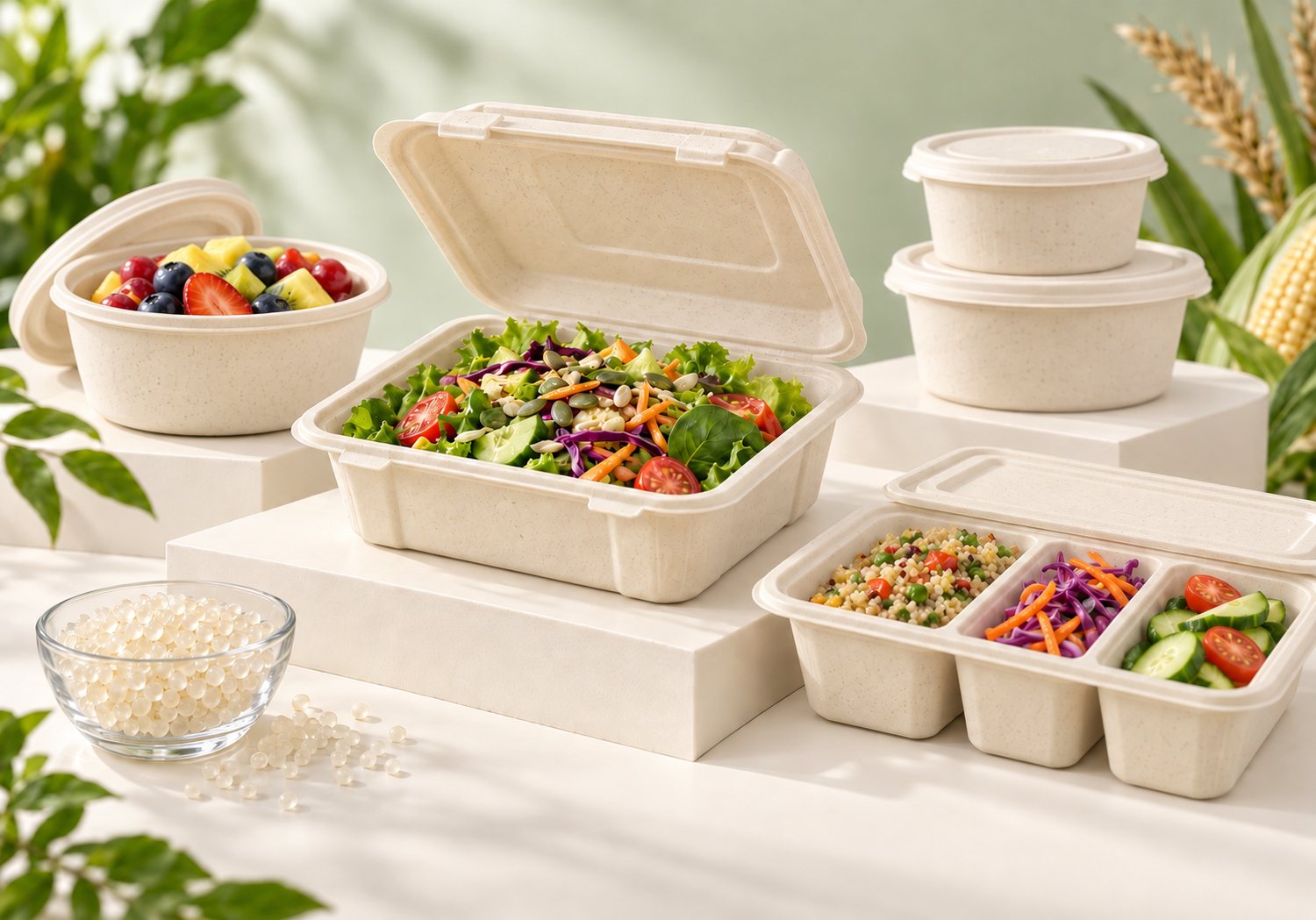 Biodegradable food packaging options